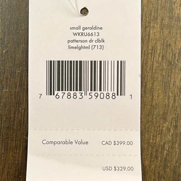 NWT Kate Spade, Patterson Drive Small Geraldine Satchel in Limelight - Picture 14 of 14